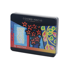 48/72 Colors Pop Series Colored Pencils Set With Iron Box