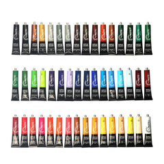 Acrylic Pigment Set 48 Tubes 22ml with Extra Air Brushes