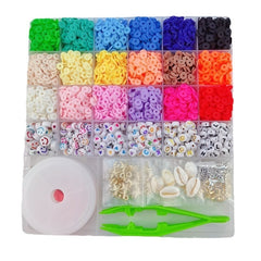 5100pcs Clay Beads Bracelet Making Kit For Friendship Jewelry Making