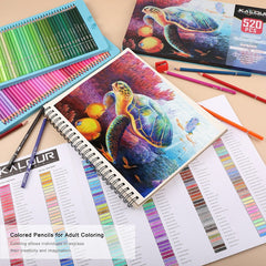 520 Colors Colored Pencils Set Oil-based colored Pencils Gift Box Set