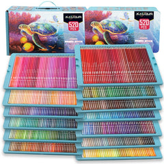 520 Colors Colored Pencils Set Oil-based colored Pencils Gift Box Set