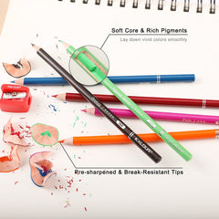 520 Colors Colored Pencils Set Oil-based colored Pencils Gift Box Set