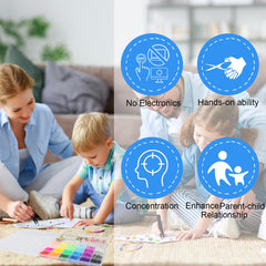 6000+pcs Clay Beads Bracelet Making Kit 24 Color DIY Flat Preppy Beads