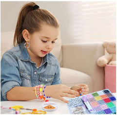 6000pcs Clay Beads Bracelet Kit Include Pendant Charms Elastic String Necklace