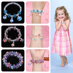 Bracelet Making Kit DIY Beaded Crystals Bracelet Crossbag Kit