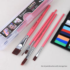 Painting Brush Body Color Drawing Pens Set Face Body Painting Brushes Tool Set
