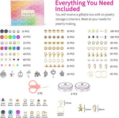 Clay Beads with Display Stand, Bracelet Making Kit