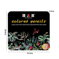 Professional Colored Pencils Set Non-toxic Oil Based Color Pencils Set