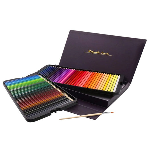 72 Color Water-soluble Colored Pencils Set In Gift Box