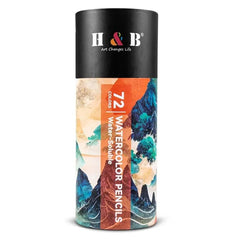 72 Colors Color Pencil Painting Set With Brush Pen