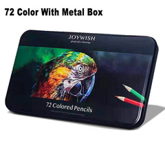 72 Colors Premium Oil Based Colored Pencils With Metal Box Set