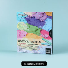 12/24/36/48 Colors Professional Drawing Crayon Soft Oil Pastel Set