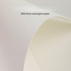 Watercolor Paper With Cotton 300g Thickened Medium-coarse Grain Inner Page Seal Book