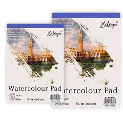 A4/A5 Castle Series Watercolor Album 2pcs Set