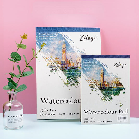 A4/A5 Castle Series Watercolor Album 2pcs Set