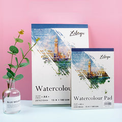 A4/A5 Castle Series Watercolor Album 2pcs Set