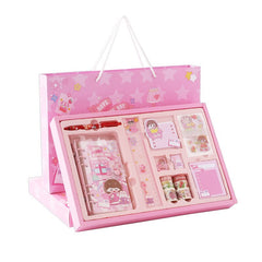 A6 Binder Notebooks Washi Tape Stickers Set With Pad Soft Ruler Set