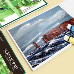 Acrylic Paint Book 20 Sheets High Quality 200GSM Acrylic Painting Pads A3/A4/A5 Professional Oil Painting Paper