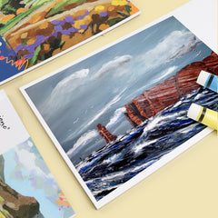Acrylic paint book 20 Sheets Professional Oil Painting Paper