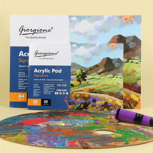 Acrylic paint book 20 Sheets Professional Oil Painting Paper