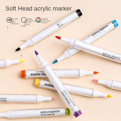 Acrylic Marker Drawing Graffit Art Supplies Color Markers Highlighters Stationery