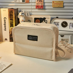 Big Capacity Pencil Case Mesh Compartments Large Pencil Pouch Pen Bag