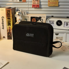 Big Capacity Pencil Case Mesh Compartments Large Pencil Pouch Pen Bag