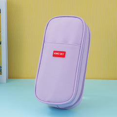 Canvas Large Capacity Students Pen Box Storage Pouch Simple School Stationery Bag Pencil case