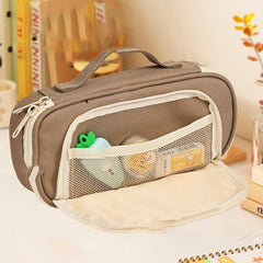 Cartoon Pencil Pouch Large Capacity Pen Case Student Supplies