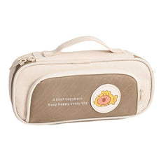 Cartoon Pencil Pouch Large Capacity Pen Case Student Supplies