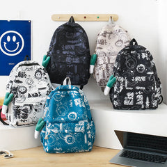 Back To School Interior Zipper Pocket Backpacks Casual Softback Backpack