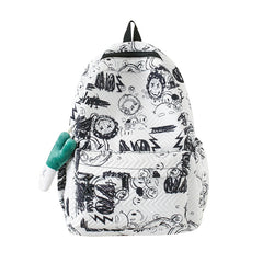 Back To School Interior Zipper Pocket Backpacks Casual Softback Backpack