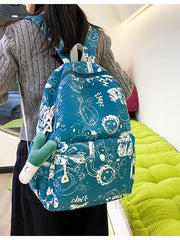 Back To School Interior Zipper Pocket Backpacks Casual Softback Backpack