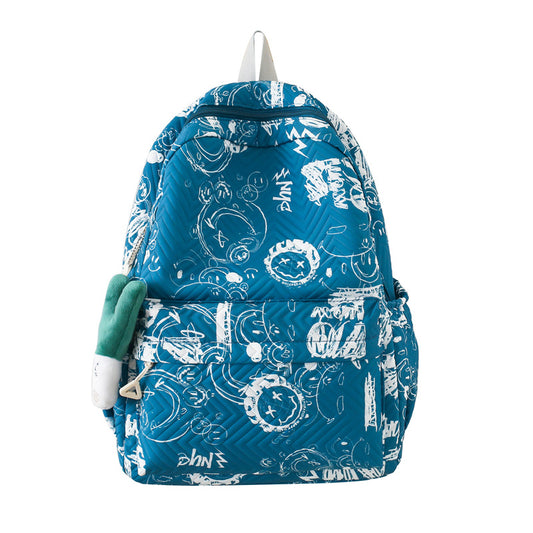 Back To School Interior Zipper Pocket Backpacks Casual Softback Backpack