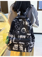 Back To School Interior Zipper Pocket Backpacks Casual Softback Backpack