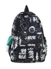 Back To School Interior Zipper Pocket Backpacks Casual Softback Backpack