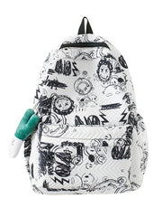 Back To School Interior Zipper Pocket Backpacks Casual Softback Backpack