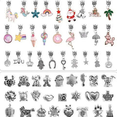 Girls Charm Bracelet Making Kit Mermaid Jewelry Supplies Make Set