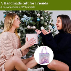 Girls Charm Bracelet Making Kit Mermaid Jewelry Supplies Make Set