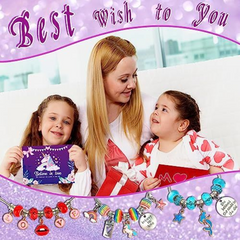 79pcs Set Charm Bracelet Making Kit Jewelry Making Kit