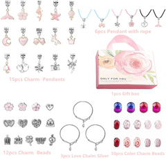 Charm Bracelet Making Kit K9 DIY Bead Jewelry Making Kit