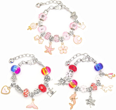 Charm Bracelet Making Kit K9 DIY Bead Jewelry Making Kit