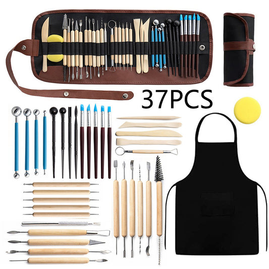 Clay Tools Set Sculpting Kit Sculpt Smoothing Wax Carving Pottery Ceramic Tools