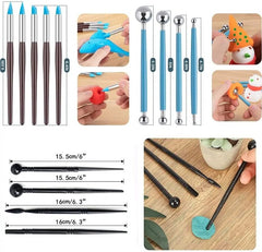 Clay Tools Set Sculpting Kit Sculpt Smoothing Wax Carving Pottery Ceramic Tools