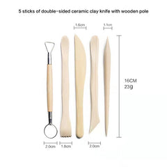 Clay Tools Set Sculpting Kit Sculpt Smoothing Wax Carving Pottery Ceramic Tools