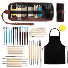 Clay Tools Set Sculpting Kit Sculpt Smoothing Wax Carving Pottery Ceramic Tools