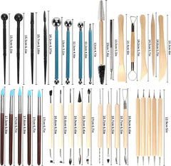 Clay Tools Set Sculpting Kit Sculpt Smoothing Wax Carving Pottery Ceramic Tools