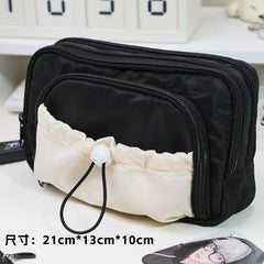 Large Pencil Pouch Cute Aesthetic Pencil Case Kawaii Pencil Case with Kawaii Pins