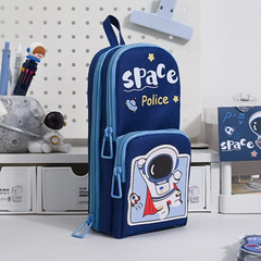 Big Capacity Pencil Case 3D Stand-up Pencil Case Pouch Stationery Organizer Bag