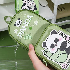 Big Capacity Pencil Case 3D Stand-up Pencil Case Pouch Stationery Organizer Bag
